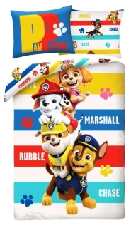 Bavlněné povlečení 140x200 + 70x90 cm - Tlapková Patrola ''Paw Team''