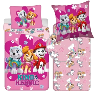 TLAPKOVÁ PATROLA POVLEČENÍ,PROSTĚRADLO,POLŠTÁŘEK-zvýhodněná sada