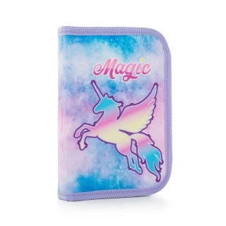 Penál 1 p. 2 chlopně, prázdný OXY GO Unicorn