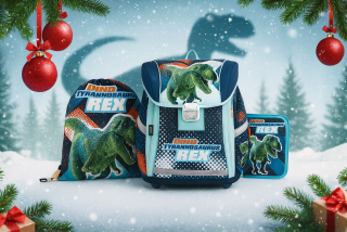 Školní set 3ks PREMIUM LIGHT Premium Dinosaurus