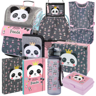 ŠKOLNÍ SADA SET 10 KS ZIPPY PANDA vhodný pro prvňáčky