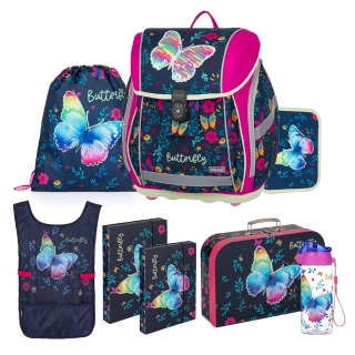 Školní set 8ks PREMIUM LIGHT Motýl 2 s květy