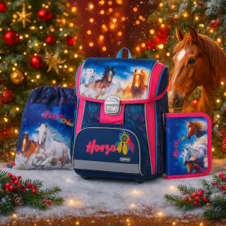 Školní set 3ks PREMIUM kůň