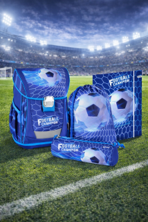 Školní batoh - 4-dílný set COOL - Football Champion