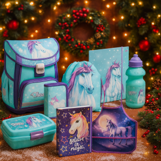 ZVÝHODNĚNÁ ŠKOLNÍ SADA JEDNOROŽEC UNICORN 8 KS