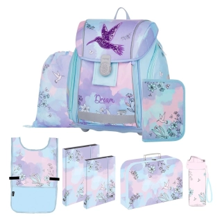 Školní set 8ks PREMIUM Light Kolibřík fialový