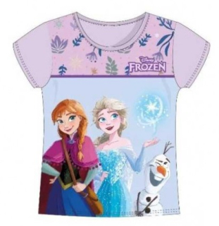 DÍVČÍ TRIČKO FROZEN LEDOVÉ KRÁLOVSTVÍ růžové
