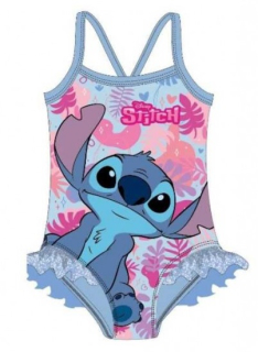 DÍVČÍ JEDNODÍLNÉ PLAVKY LILO A STITCH modré