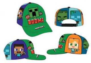 MINECRAFT KŠILTOVKA Baseballová čepice
