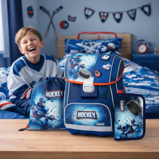  Školní set 3ks PREMIUM HOKEJ