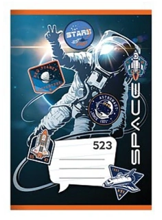 Školní sešit A5 523 vesmír Space linkovaný