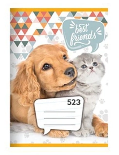 Školní sešit A5 523 Best Friends linkovaný