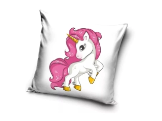 Povlak na polštářek Unicorn Jednorožec bílý