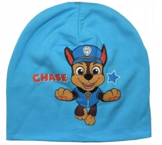 CHLAPECKÁ BAVLNĚNÁ ČEPICE PAW PATROL světle modrá