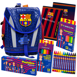 ZVÝHODNĚNÁ ŠKOLNÍ SADA FC BARCELONA 6 KUSŮ
