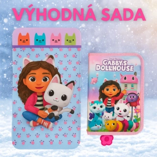 Gabby´s Dollhouse SADA OSUŠKA,JEDNOPATROVÝ PENÁL