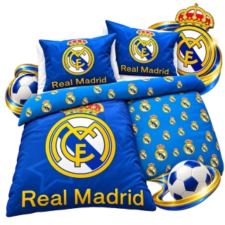 CARBOTEX Povlečení Real Madrid Blue Stars 140x200/ 70x90
