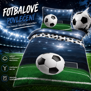 Povlečení Fotbalový stadion 140/200, 70/90