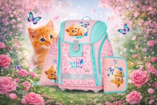 Školní set 3ks PREMIUM LIGHT Kočka