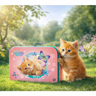 Kufřík lamino 34 cm Kočka