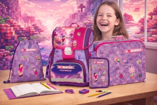 OXYBAG ŠKOLNÍ SET 4KS PREMIUM Playworld Girl