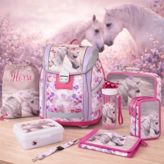 OXYBAG ŠKOLNÍ SET 8KS PREMIUM LIGHT kůň romantic