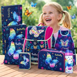 OXYBAG ŠKOLNÍ SET 8KS PREMIUM LIGHT Motýl 2