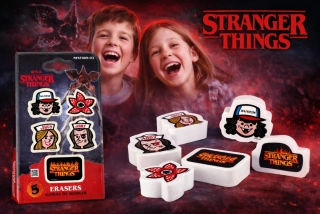 Stranger Things-Dekorační pryž NETFLIX - 5 ks na blistru
