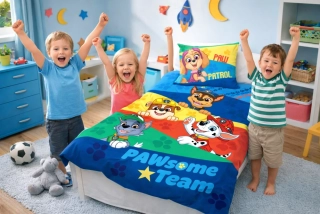 DĚTSKÉ POVLEČENÍ TLAPKOVÁ PATROLA-SUPER AKCE