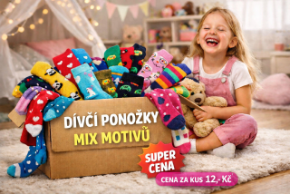BALÍČEK DISNEY MIX DÍVČÍ PONOŽKY 31 PÁRŮ VE VELIKOST 31/34-AKCE