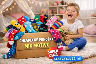 BALÍČEK DISNEY MIX CHLAPECKÉ PONOŽKY 22 PÁRŮ VE VELIKOST 23/26-AKCE