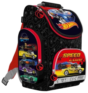 Školní batoh/aktovka - HOT WHEELS, rozměry: 350 x 250 x 150mm(vnitřní roz.)