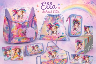 ARGUS ZVÝHODNĚNÁ ŠKOLNÍ SADA Rainbow Ella - duhová Ella 5 KS