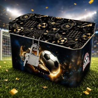 DERFORM POKLADNIČKA FOTBAL S VISACÍM ZÁMKEM