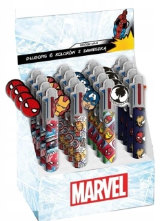 6-BAREVNÁ PROPISKA MARVEL SPIDERMAN S PŘÍVĚSKEM