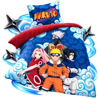 HALANTEX Bavlněné povlečení 140x200 + 70x90 cm - Naruto
