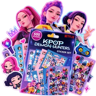 K-pop Demon Hunters set samolepek 500 ks