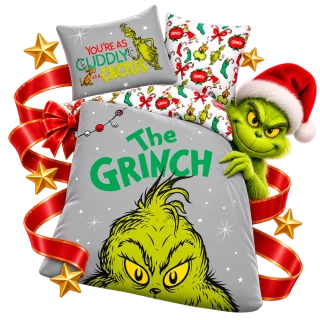 Povlečení Grinch The Grinch 140x200, 70x90 cm