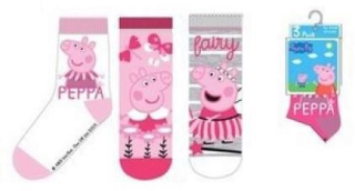 SADA 3 KS PONOŽKY PEPPA PIG, 31-34