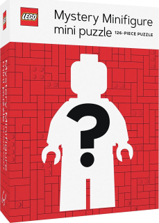 CHRONICLE BOOKS Mini Puzzle LEGO® Mystery Minifigurka (Red Edition) 126 dílků