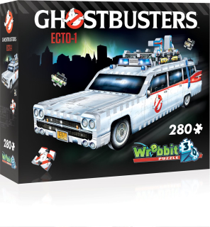 WREBBIT 3D puzzle Auto GhostbustersECTO-1, 280 dílků
