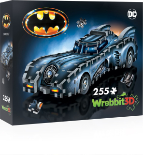 WREBBIT 3D puzzle Batman: Batmobil 255 dílků