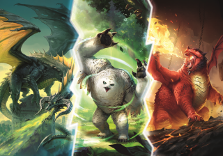 TREFL Puzzle Dungeons&Dragons: Čest zlodějů, Legendární Monstra Faerunu 1000 dílků