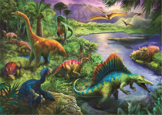 TREFL Puzzle Dinosauři 200 dílků