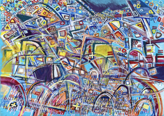 ENJOY Puzzle Napětí v křivkách 1000 dílků