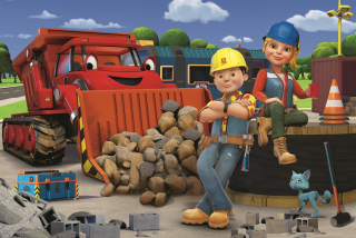 TREFL Puzzle Bořek stavitel a Wendy 60 dílků