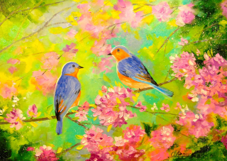 ENJOY Puzzle Jarní melodie 1000 dílků