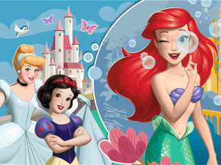 TREFL Puzzle Disney princezny: Krásný princeznovský den 30 dílků