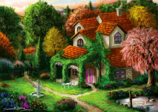 ENJOY Puzzle Chaloupka v lese 1000 dílků