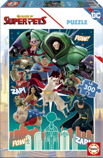 EDUCA Puzzle DC Liga supermazlíčků 300 dílků